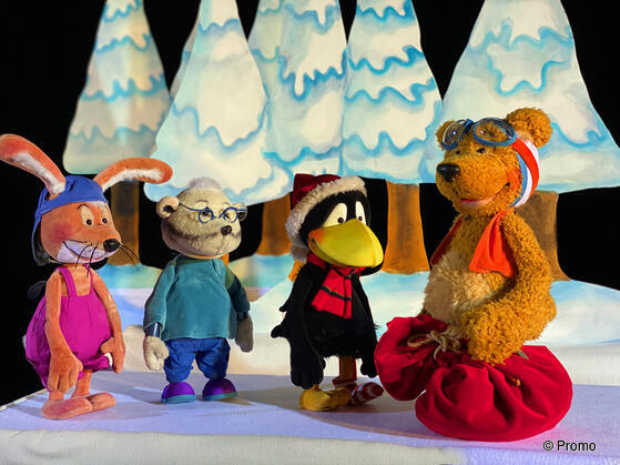 Figurentheater für Kinder: Der kleine Rabe Socke