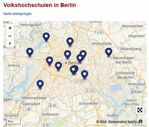 Die Berliner Volkshochschulen