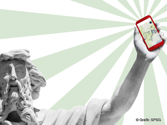 Mit der App die Kunst und Natur in Sanssouci erkunden