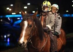 Das Pferd auf dem Balkon